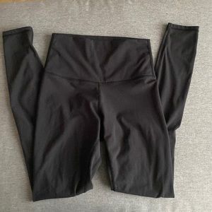 High waisted black leggings